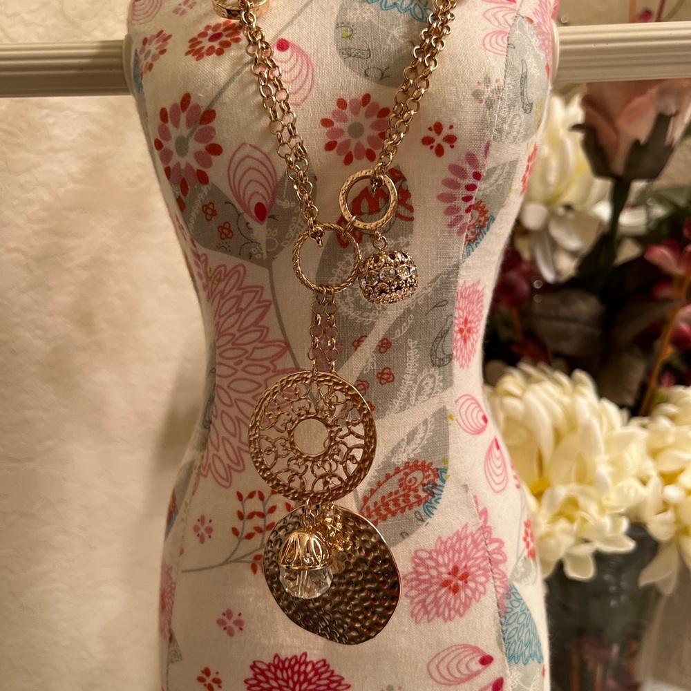 🌟Gold tone long necklace - Picture 9 of 9